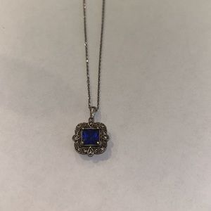 Blue Sapphire Necklace